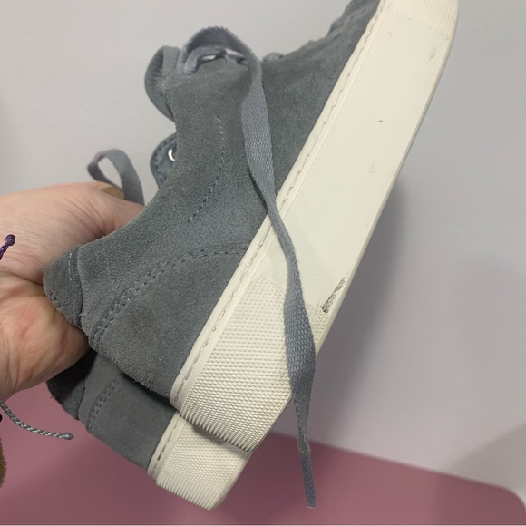 UGG Grey Suede Lace Up Platform Sneakers. Size 5 - Picture 10 of 10